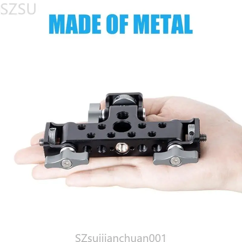 SZSU Aluminum Alloy 3-Position Live Streaming Stand Holder PTZ Adapter Mount Base