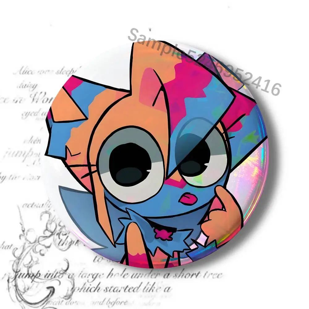 Creative Laser Badge Pin Brooch for Bags, Clothes, and Hats - Unique Accessory and Gift Idea