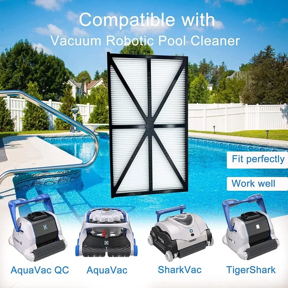 Lot de 4 Filtres Cartouche pour Robot Piscine TigerShark RCX70101
