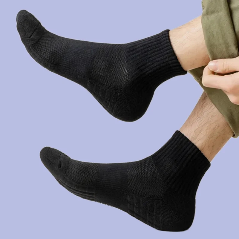 10 páry thick-soled vláha odvod sportovní ponožky s čalouněná bottoms dokonaný pro běžecký a odborný sportovní ponožky