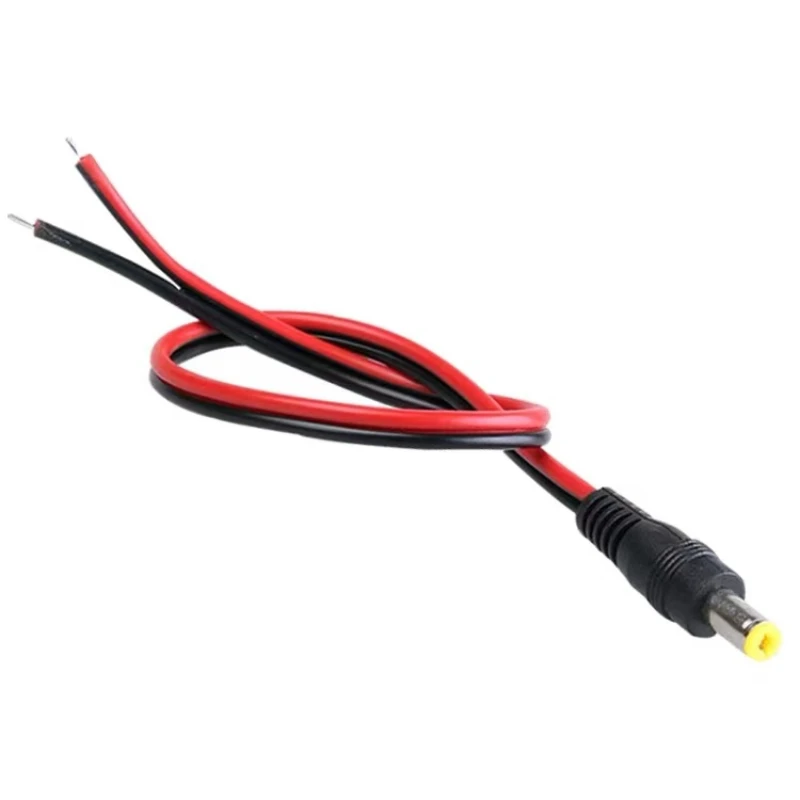 Alligator clips DC male/female jack connector alligator clips crocodile wire 12V power cable to 2 alligator clip connected voltage 5.5*2.1mm