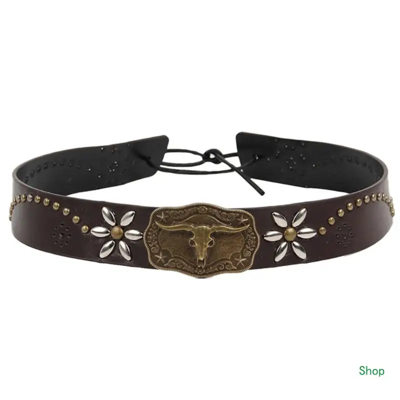 

Dropship Adjustable Hat Band for Cowboy Hats Adult Vintage Cowgirl Bands Accessories