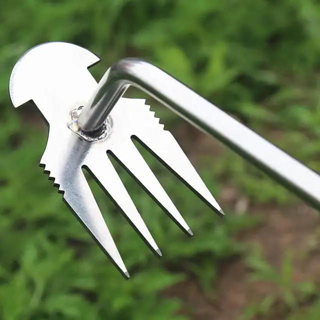 Gyomhúzó Felszámolása Gyomnövény Szerszámkert Gyomnövényes Artifaktikus Gyökér Húzó Szerszám Kézi A Farmkert Udvari Teraszához - Image 4