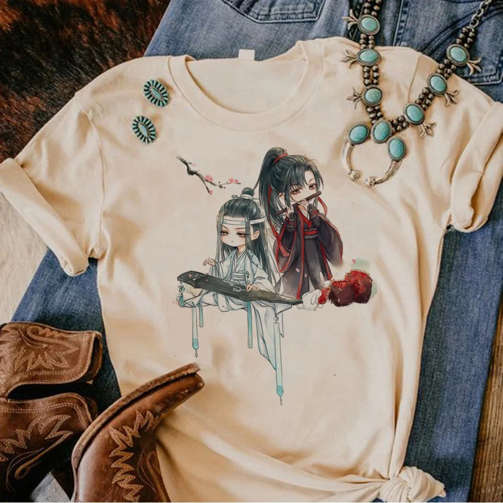 Tian Guan Ci Fu Tgcf T-Shirt Vrouwen Y 2K Japanse Designer T-Shirt Dames Harajuku Designer Anime Kleding