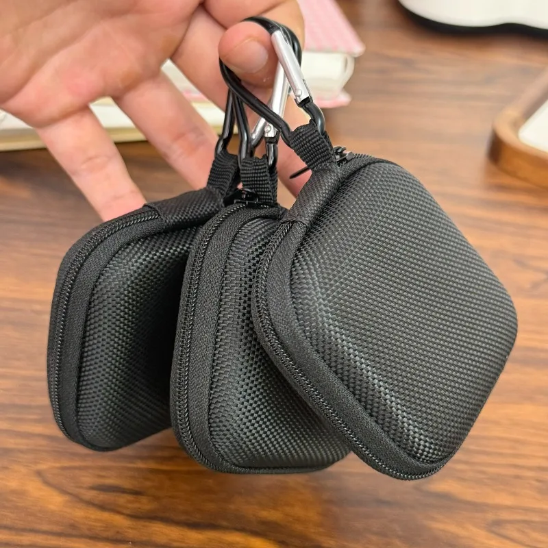 이어폰 하드 케이스 EVA 충격 방지 보관 가방 휴대용 여행용 이어버드 파우치 케이블 USB 드라이브 케이블 정리 케이스