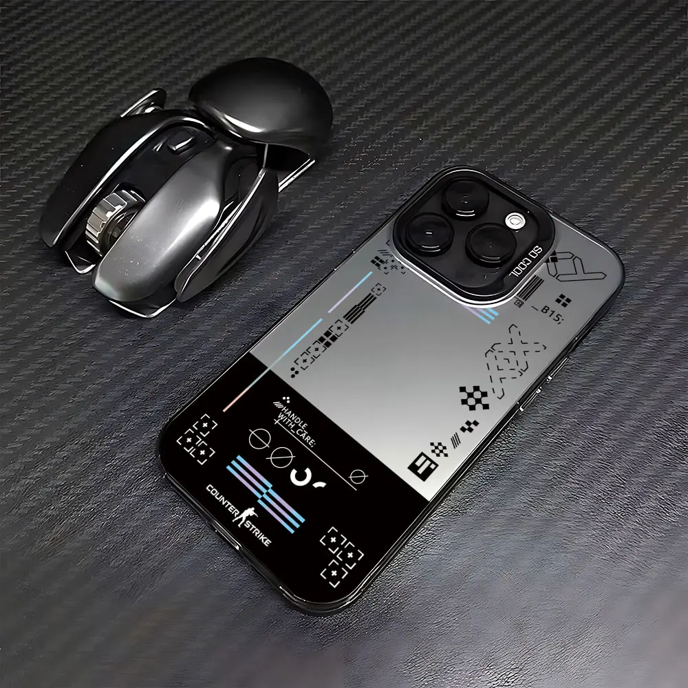 thumbnail image 1 of Funda de teléfono transparente para iPhone, carcasa trasera mate a prueba de golpes para iPhone 16, 15, 14, 13, 12, 11 Pro Max, X, XR, XSMAX, 8, 7 Plus, 1 of 5