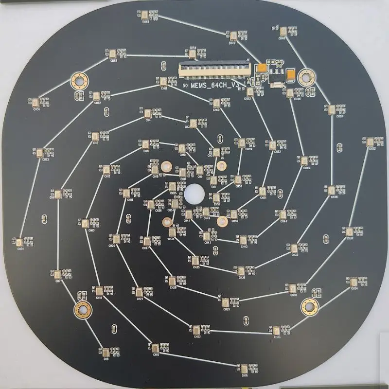 Multiarm Spiral Microphone Array 64channel Mems Acquisition