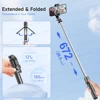 F01 Selfie Stick Tripod Phone Stand Portable Mini Tripod with Wireless Bluetooth for Android and Iphone Smartphone Shooting Vlog 3
