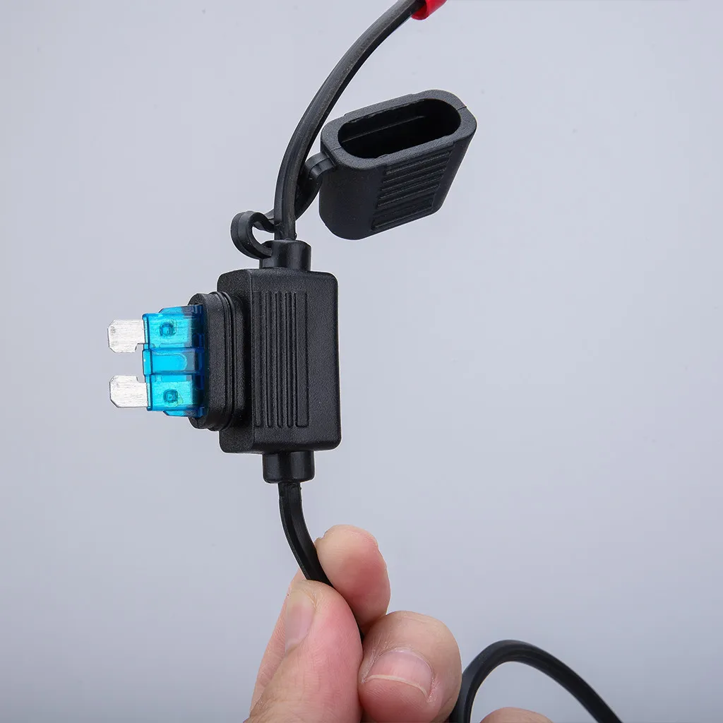 Optimate Bike Tm71 Type Charger Spare Lead- 2-Pin Connector Weather Resistant Battery Waterproof Connection Wire For Si-At42005
