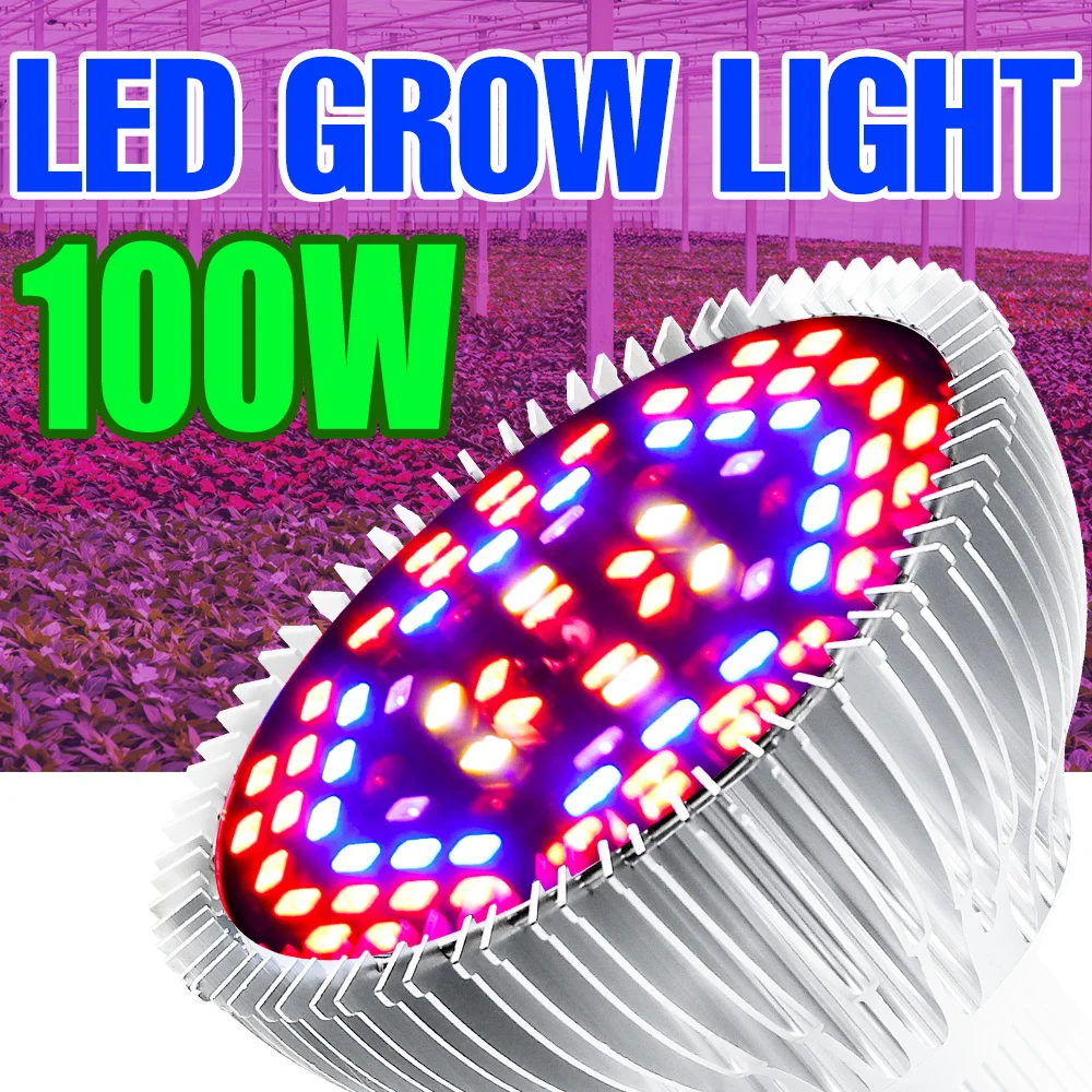 

Full Spectrum LED Grow Light E27 Phytolamp 14 Plant Light Bulb Phyto Lamp for Plants Hydroponic Greenhouse Seedlings Grow Tent