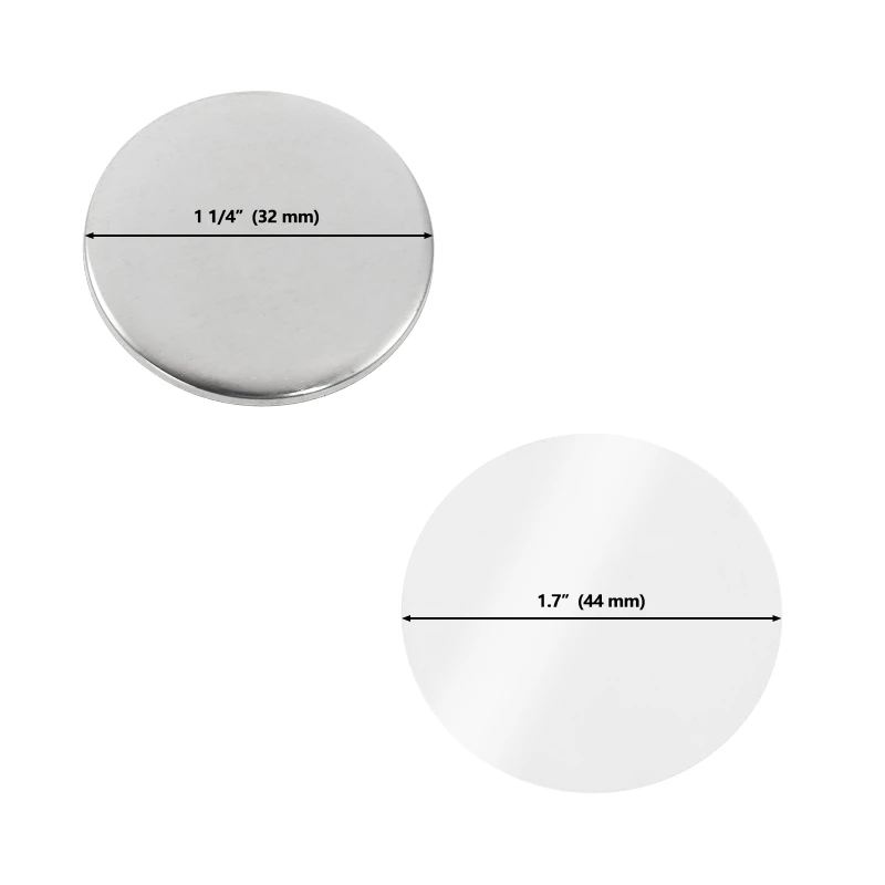 25mm 32mm 44mm 58mm magnet fridge button making parts DIY refrigerator button badge maker machine accessories supplies 100pcs badge parts button making supplies