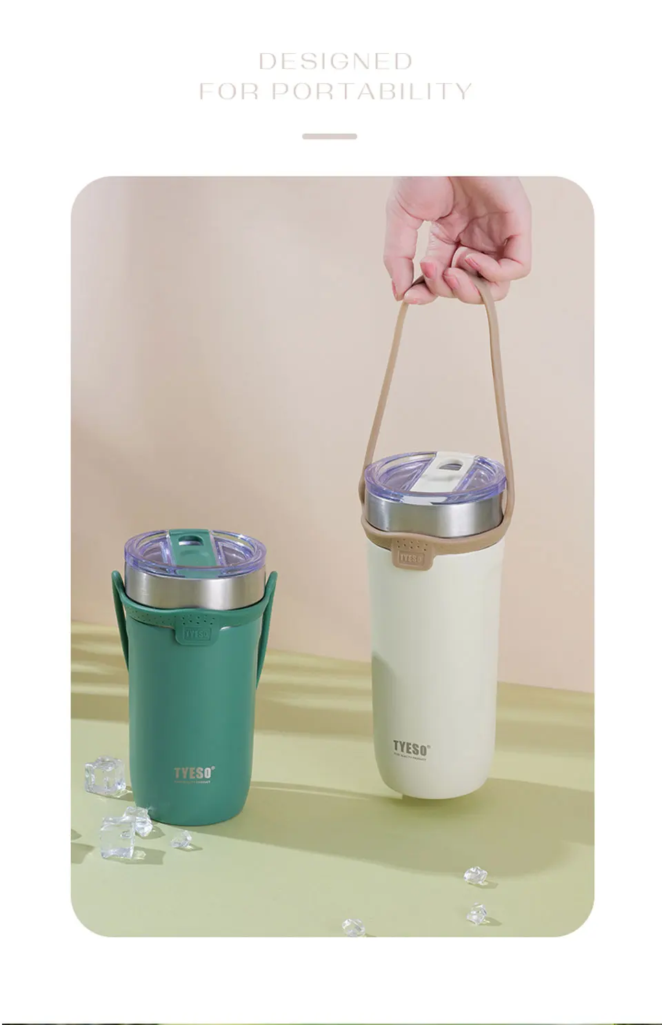 Non slip Handle Insulated For Tumbler Support Diameter - Temu