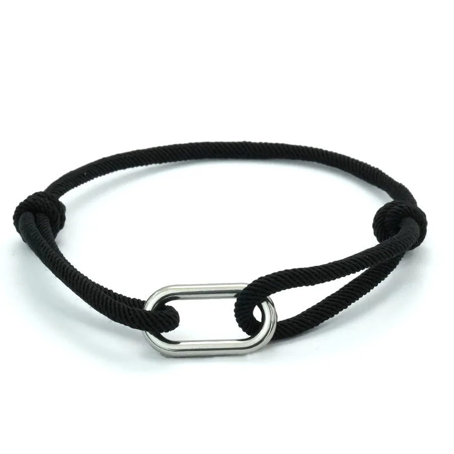 Stainless Steel Metal Rope Bracelet for Men