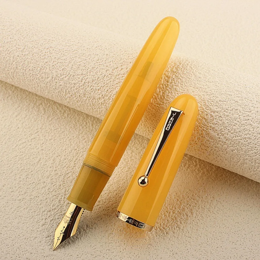 Limited Edition Color ! Jinhao 9019 Fountain Pen #8 EF/F/M Nib, Big Size Resin Office Writing Pen with Large Converter 4