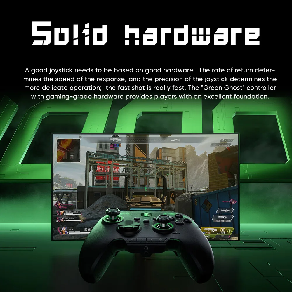 Black Shark GreenGhost Ʈѷ,  5.3, PC, ġ, IOS, ȵ̵ , 15 ð ̻ ͸ , 1000hz  ӵ