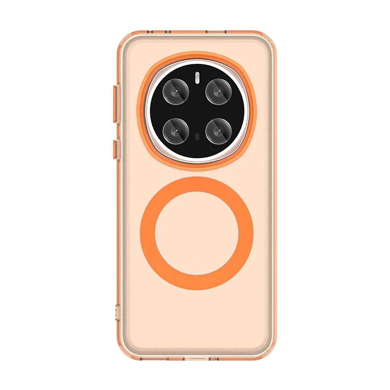Candy Color Magnetic Translucent Frosted Phone Case Cover