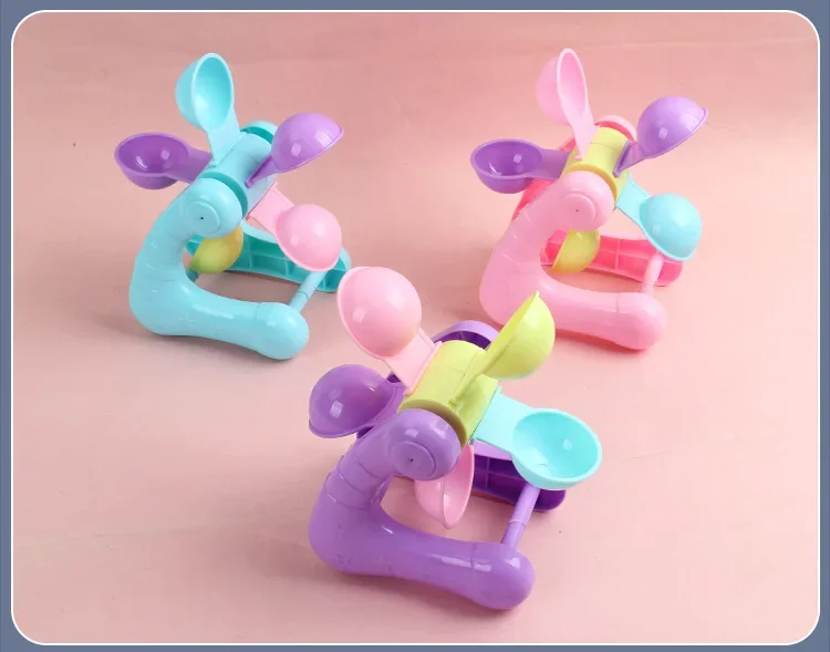 Fun Play House Beach Hourglass Toys Children Play With Sand Large Windmill Hourglass Digging Sand Shovel Leaking Sand Toys 4