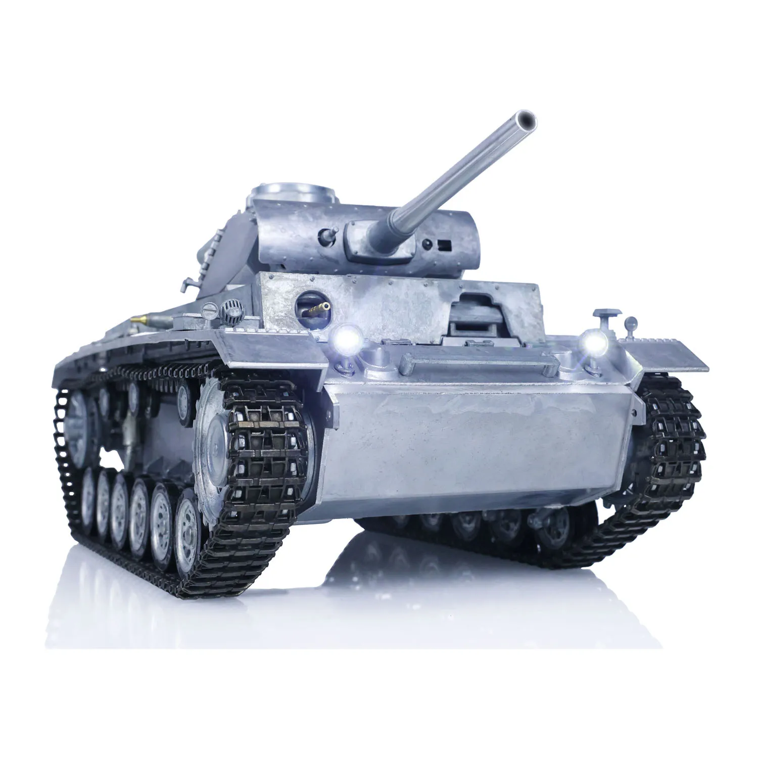 Metal 1/16 Mato Panzer III RTR RC Tank Infrared Barrel Metal Color 1223 TH00655-SMT4 3