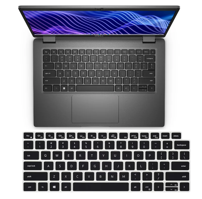 Cover Per Tastiera In Silicone Skin Per Dell Latitude 3440 2023 5420 14 "/ Dell Latitude 7520 15.6", Latitude 9000 9420 9430 9510