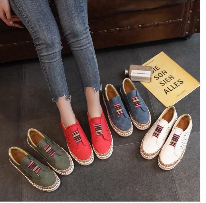 Scarpe da lavoro da donna Scarpe casual Scarpe da tennis Scarpe da ginnastica Calzature sintetiche antiscivolo_voghion.com