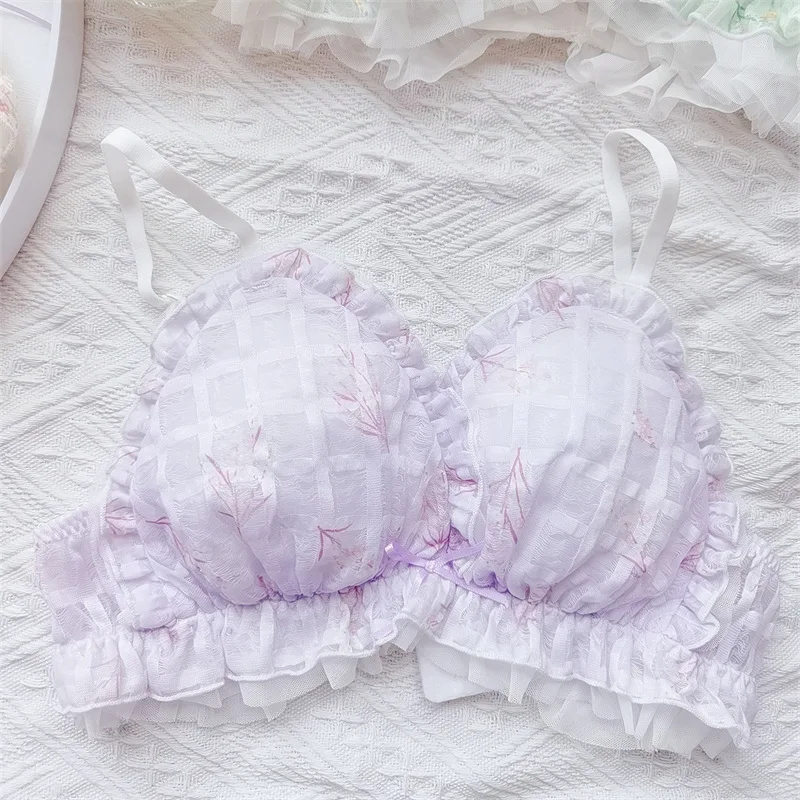 Generic Teenage Light Comfortable Bras Fresh And Sweet Not Empty Cup