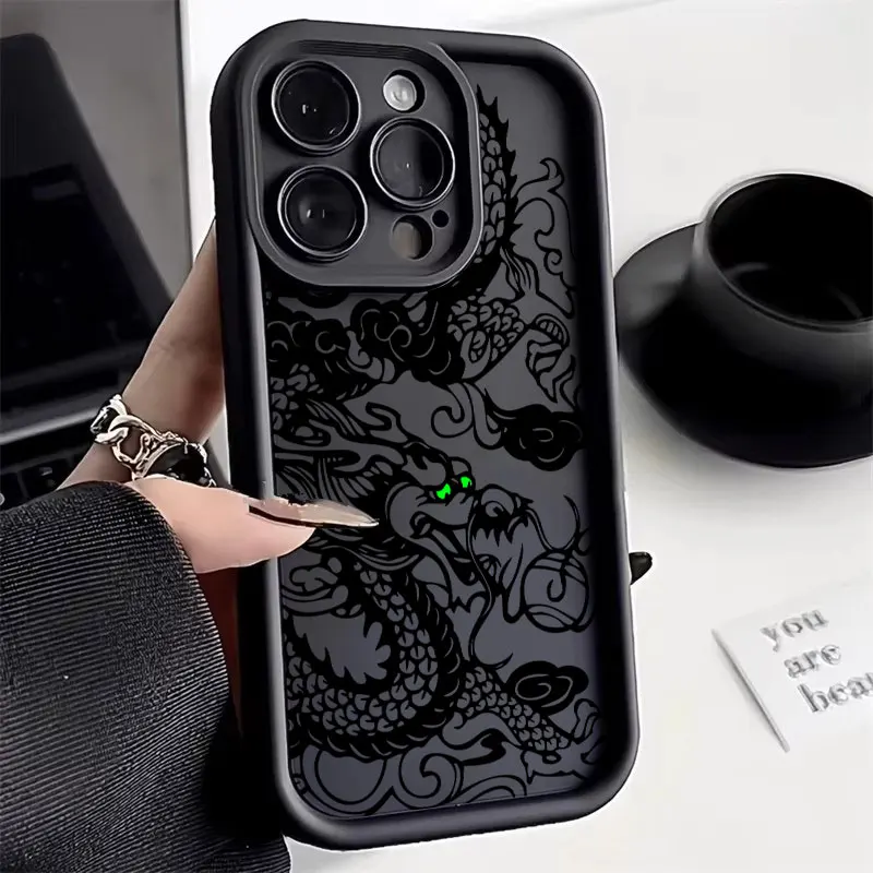 Fashion Fox Dragon Owl Tiger Phone Case 