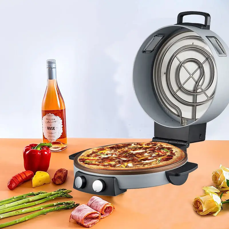 Factory 2800w Commercial Homeuse Adjustable Temperature Pizza Oven Automatic 16 inch Electric Pizza Maker Machine
