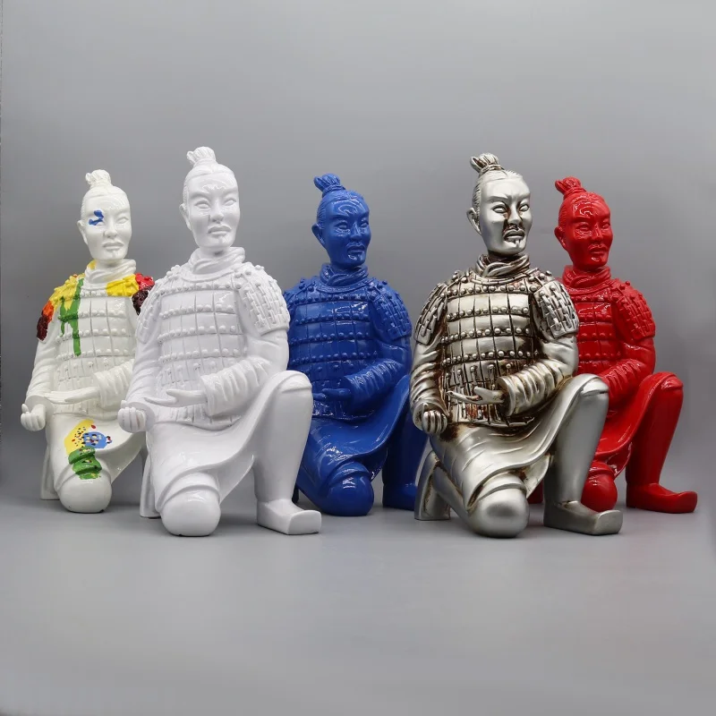 

Qin‘s warrior statue, Terracotta warrior, Rezin material, Home decoration