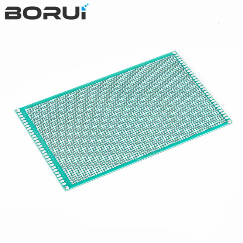 9x15 cm 프로토 타입 PCB 2 레이어 9*15CM 패널, 범용 보드, 양면 2.54MM, 녹색
