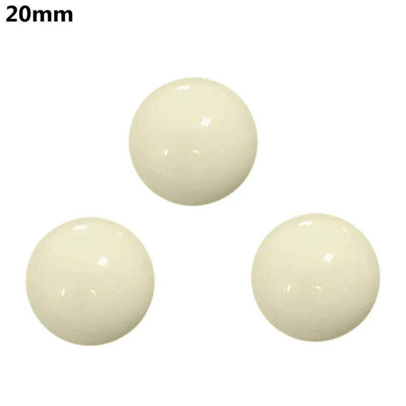 Pack of 3, 12/15/18/20/22mm American Roulette Ball Casino Roulette Game Replacement Ball Resin