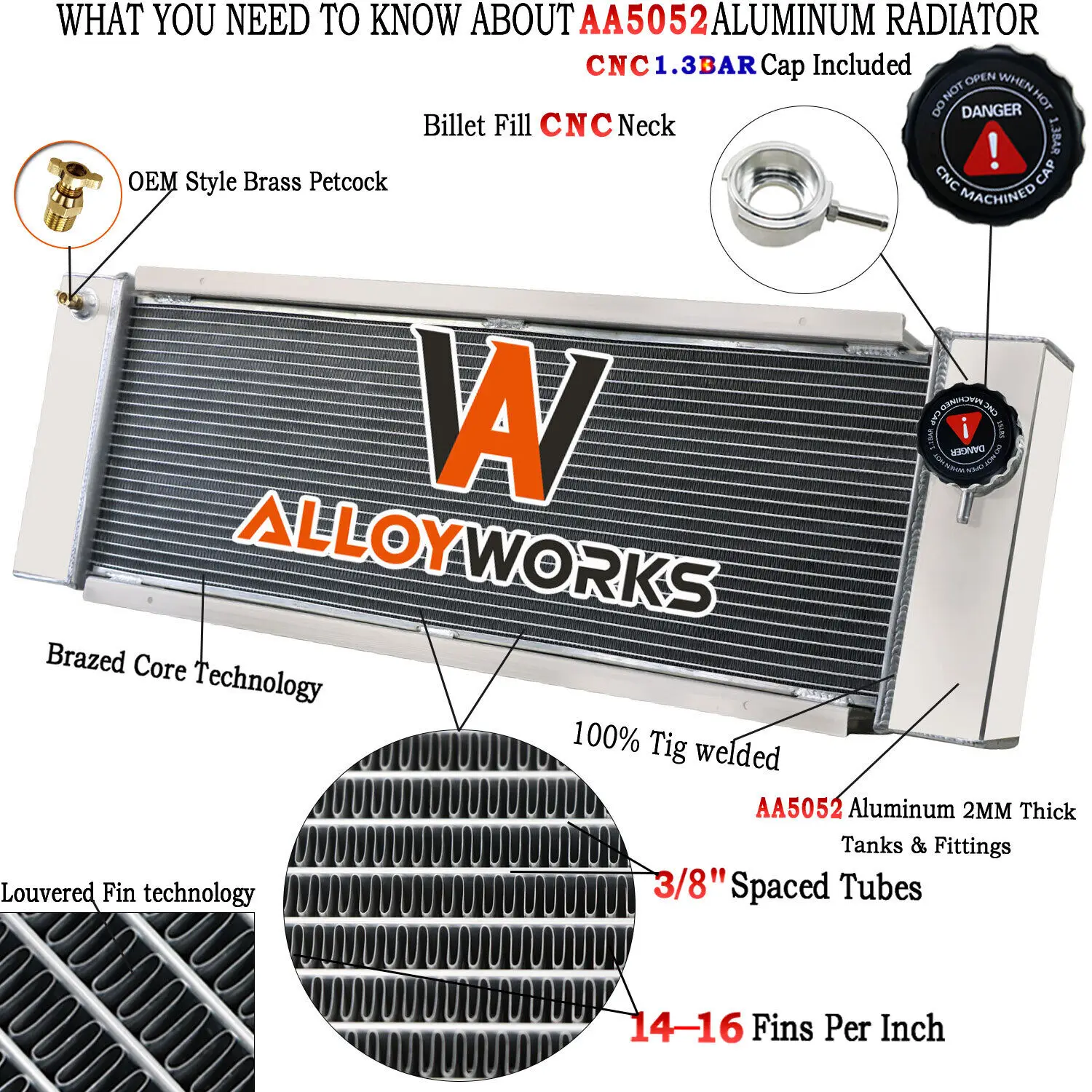 

Алюминиевый 4-рядный радиатор для погрузчика 6648820 Bobcat 645 743 743B 743DS 6630186