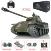 Toys Heng Long 1/16 Scale 7.0 RC Tank 3879 Upgraded German Panther G RTR Metal Tracks Remote Control Car for Boys TH17488-SMT4 1