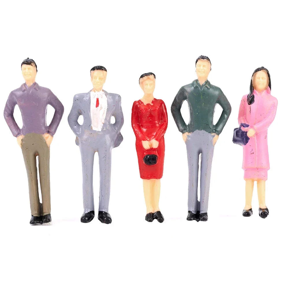 50Pc 1:32 Scale Plastic Models People Sitting Standing Figures Miniature Figure Toy Figurines Model Collection Toy Garden Decor garden decoration