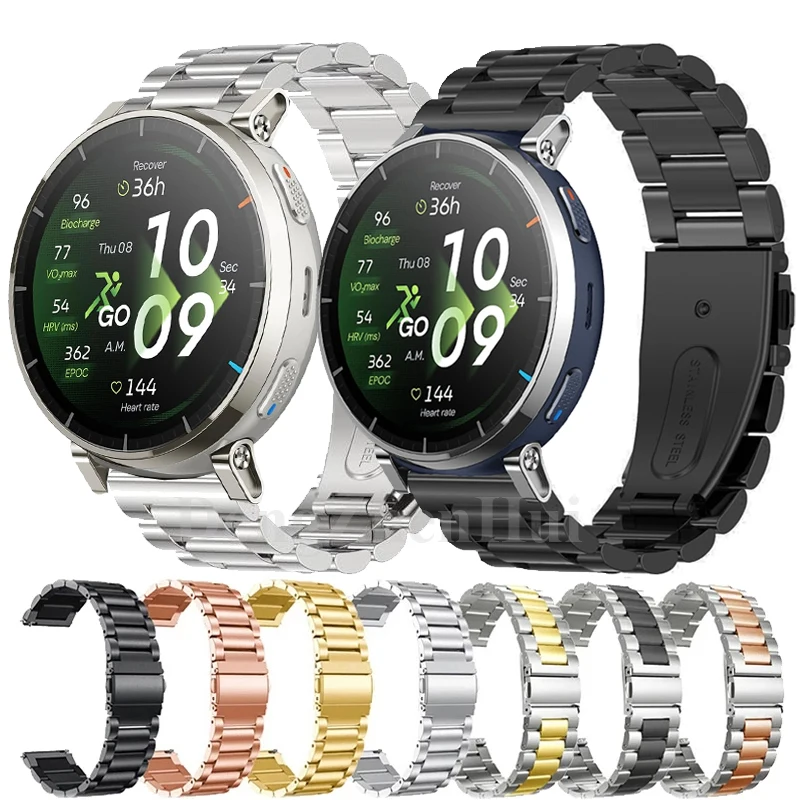 Premium Stainless Steel Milanese Loop Smartwatch Band Bracelet
