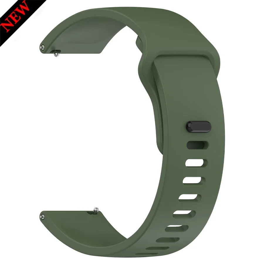 Versatile Silicone Sports Watchband - 20mm & 22mm Sizes