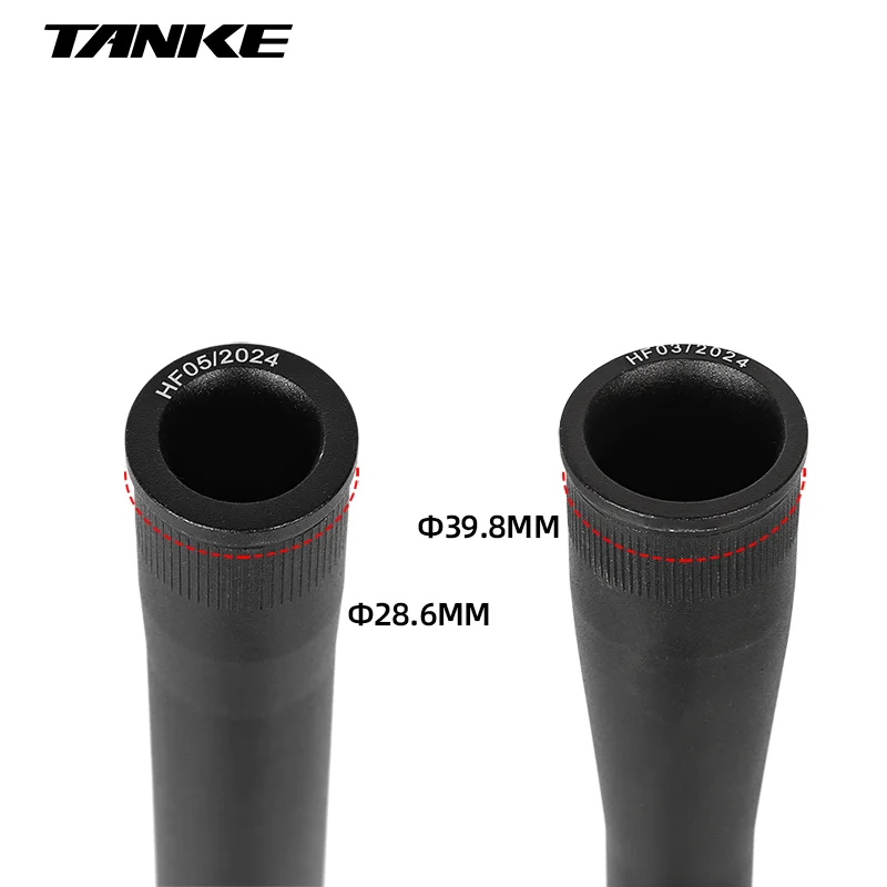 TANKE Aluminiumlegierung Mountainbike Vordergabel Steuerrohr Luftfederung Gerade Konische Steuerrohr Fahrradzubehör – Detail 4