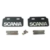 Front Lamp Rubber Mudguard Fender Decoration Parts for 1/14 Tamiya RC Truck Tractor Scania 56318 5632 Stiholt DIY Cars Parts 2