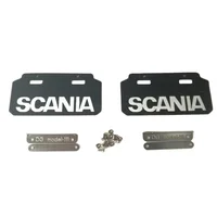 Front Lamp Rubber Mudguard Fender Decoration Parts for 1/14 Tamiya RC Truck Tractor Scania 56318 5632 Stiholt DIY Cars Parts 2