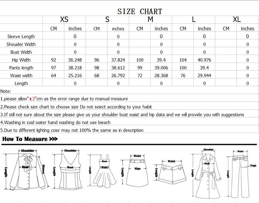 Vintage Embroidery Casual Linen Wide Leg Pants Size Chart