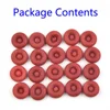 20pcs Caulk Cap Glass Glue Tip Sealing Cap Barrel Glue Mouth Protective Cover Caulking Gun Nozzles Cap Red Caulk Saving Cap 6