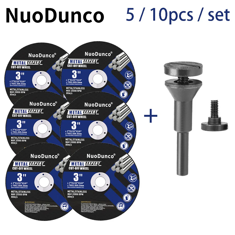Cut-off-Wheel Mini Metal Cutting Disc Power Tool Rotary Circular Saw Blade 75mm For Cutting Stainless Steel PVC/Mounting Mandrel