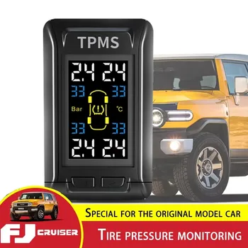 Per Toyota FJ Cruiser Sistemi di monitoraggio della pressione dei pneumatici Rilevamento intelligente della temperatura dei pneumatici Accessori per il monitoraggio della pressione dei pneumatici