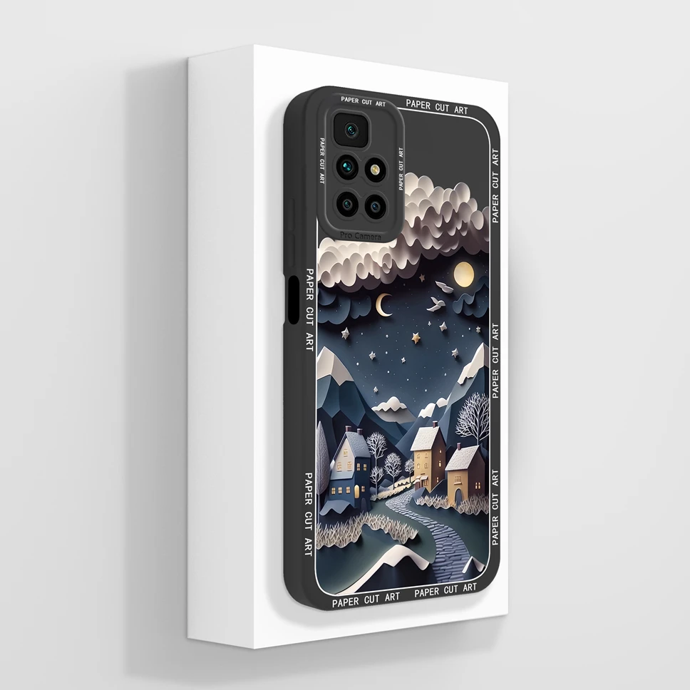 Cute Healing Pattern Slim Silicone Phone Case - Premium Protection Back Cover