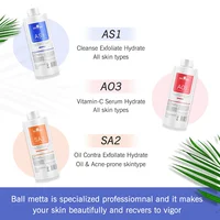 Sérum de Soins du Visage AS1 SA2 AO3, Solution Aqua Peel pour Machine Faciale, Livres Profonds, Kit de 3 Sérums, 400ml 4