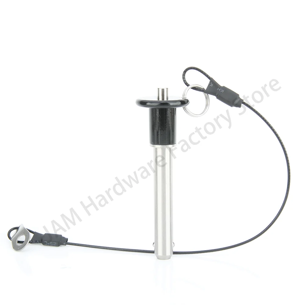 Locating Pins SUS304 Stainless Steel Quick Release Ball Lock Pin Rope