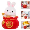 Dragon Rabbit Piggy Bank Toddler Toys Unbreakable Money Small Desktop Ornament Cant 6