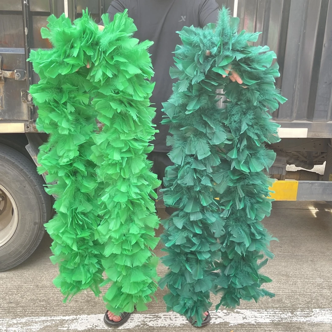 2YardsFluffyWhiteFeatherBoaHighQualityTurkeyMarabouFeathers