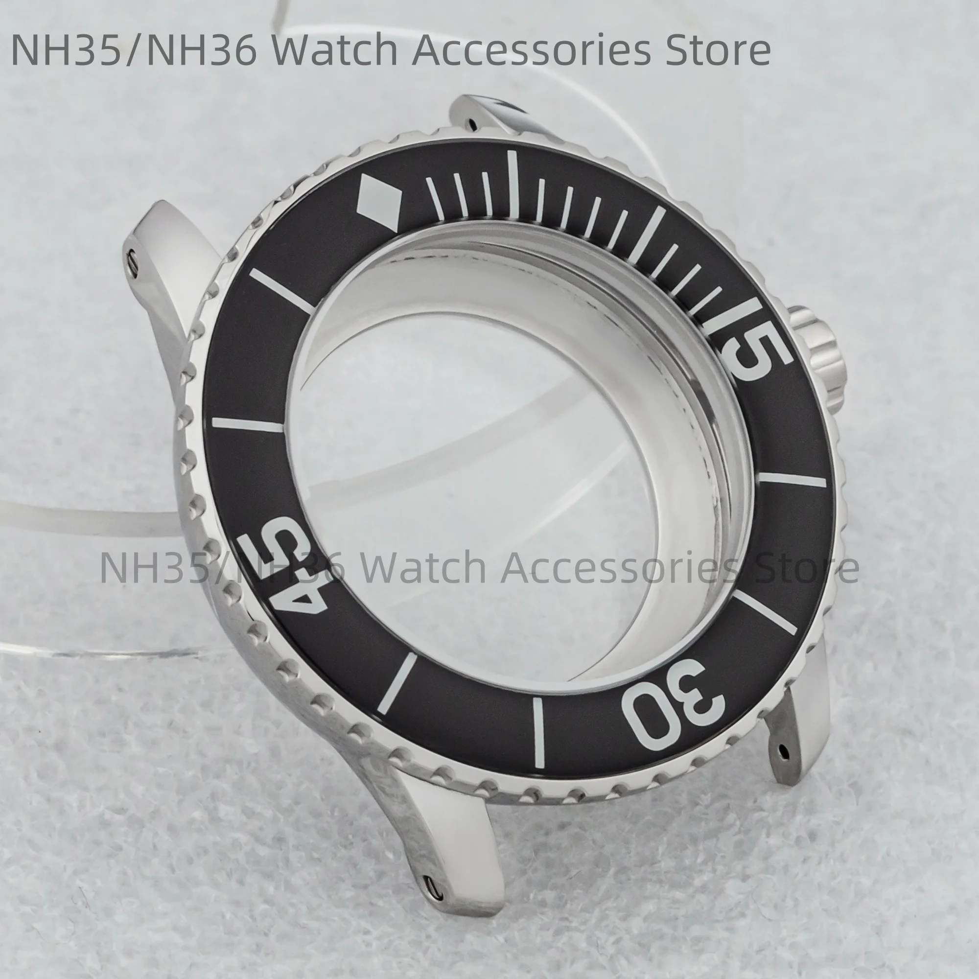 Premium 45mm Stainless Steel 10ATM Waterproof Watch Case