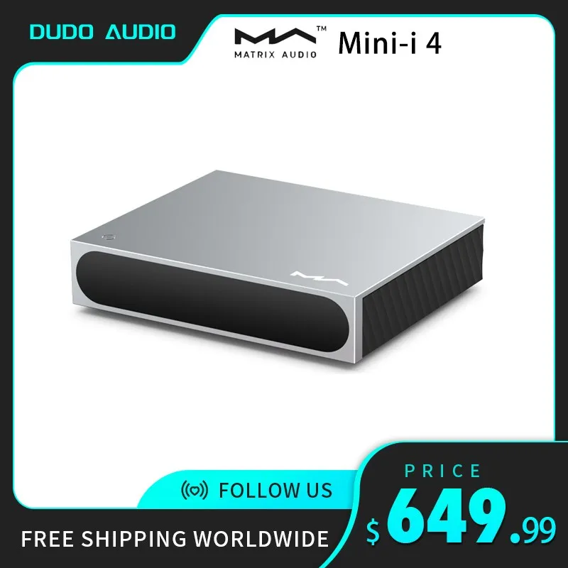

Matrix Mini-i 4 Streamer Roon Ready MA player ES9039Q2M DAC High-quality USB 768kHz/DSD512 MQA Full Decoder Headphone Amplifier