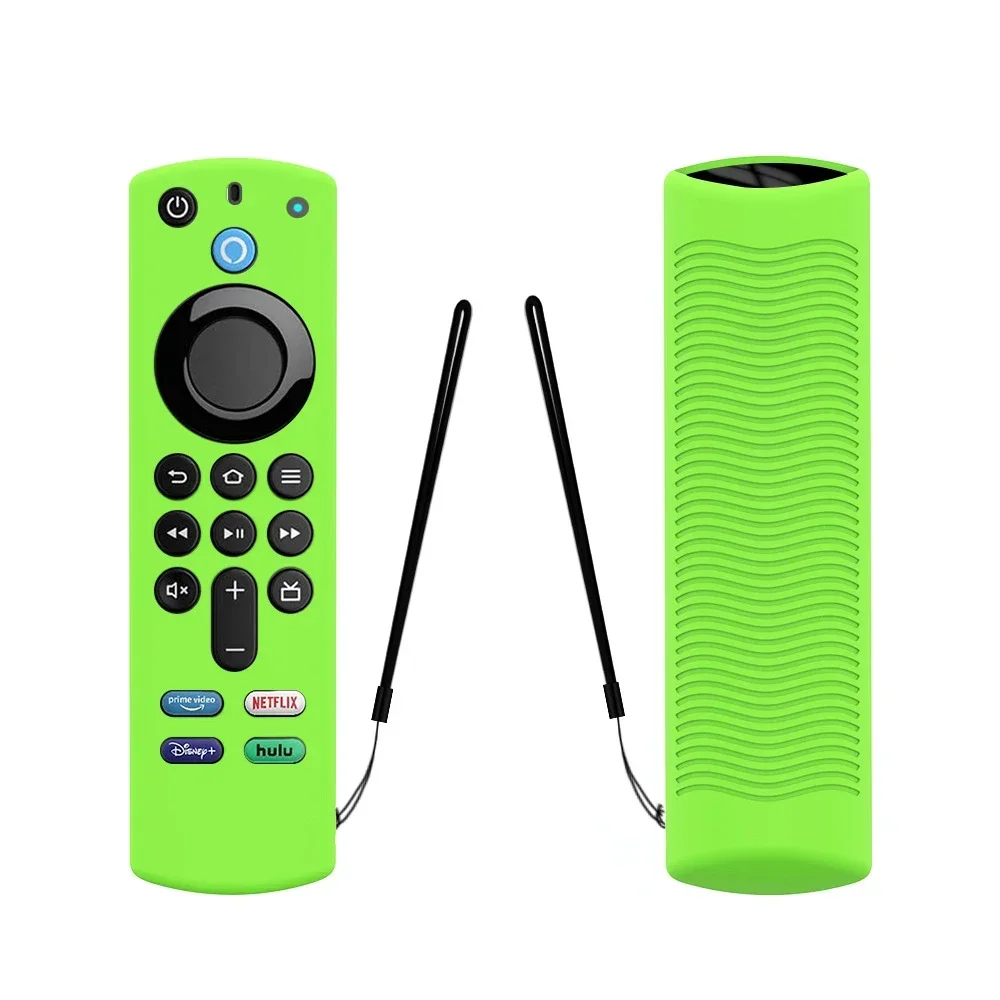 Silicone Cover Alexa Voice Fire TV Stick 3rd Gen Remote Control Luminous Protective Sheath Remote Cover Silicone silicone remote case silicone remote sleeve silicone remote cover silicone case protector remote controller cover